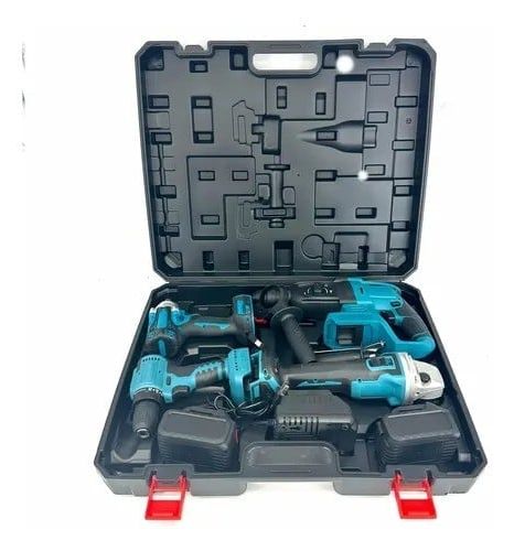 Kit Multi Ferramentas 4 em 1 Com 2 Bateria Bivolt